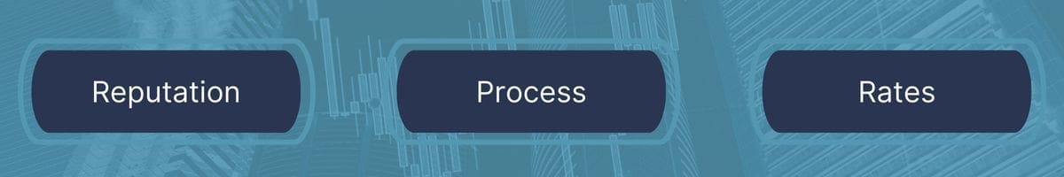 criteria for choosing top 10 factoring companies in USA: reputation, process, factoring fees