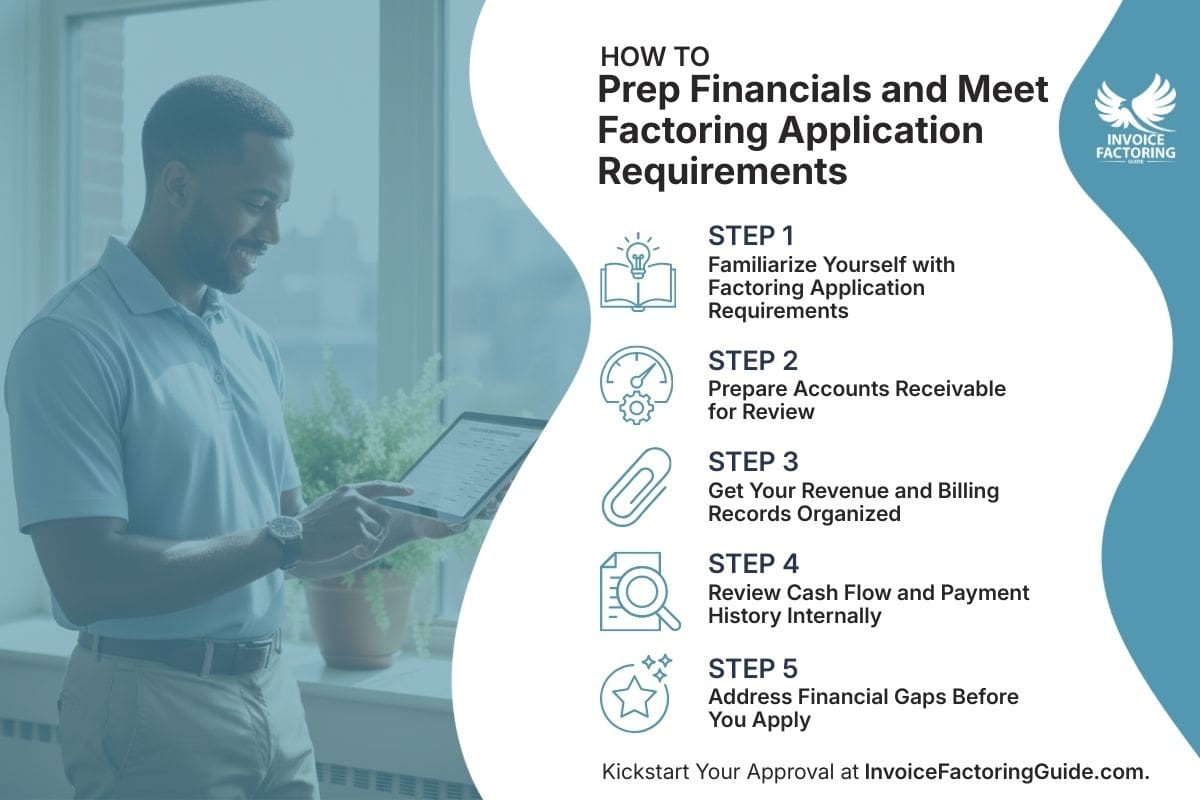 Infographic - How to Prep and Meet Factoring Application Requirements