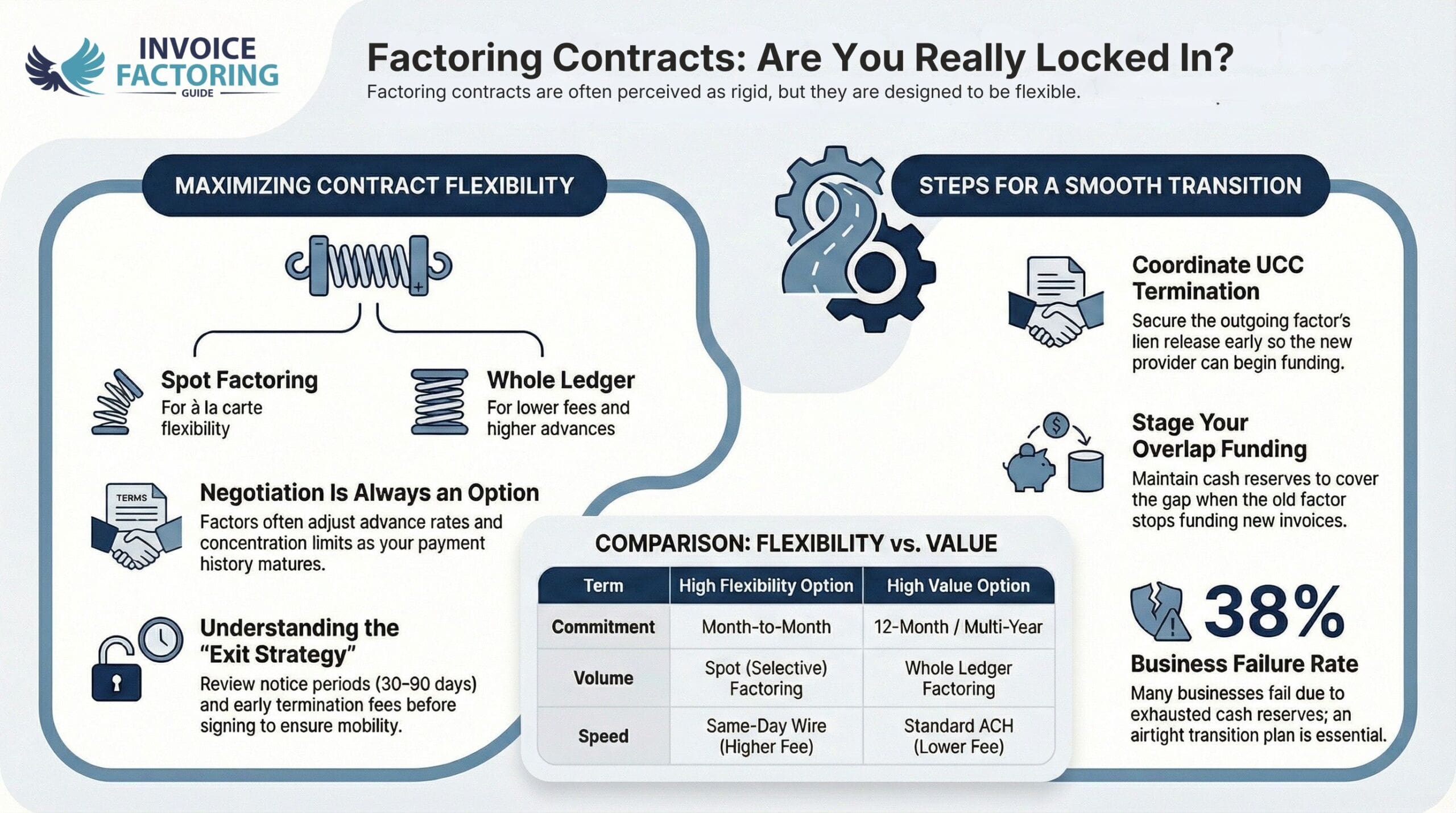 Infographic - The Truth About Factoring Contract Terms: Are You Locked In?